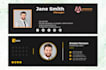 fully clickable HTML email signature for gmail and outlook