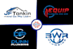 design plumbing heating air conditioning oil gas logo