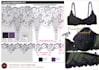 design embroidery lace for lingerie
