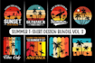 make custom summer and beach t shirt design