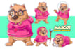 create character, mascot, or cartoon logo