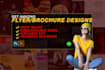 design flyer, poster, leaflet and social media post