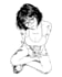 draw digital line art illustration from portrait