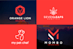 do clean, minimal, flat logo design for your company