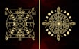 create modern brand identity and sacred geometry logo design
