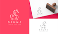 do simple, pet, abstract, minimalist, line art logo design