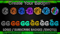 make twitch emotes, twitch badges, twitch sub badges