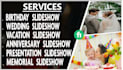 make photo slideshow video with your photos and birthday slideshow video
