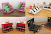 design product display counter top, posm items, retail display