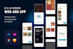 design clean UI UX  for your app or website