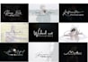 do unique signature and photography logo design