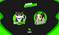 design chibi and cartoon mascot logo for gaming sport stream