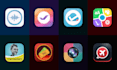 design modern mobile app icon or logo for app or playstore
