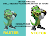 do vector tracing, redraw your any image or logo, raster to vector