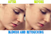 do professional face retouching and magic photoshop editing