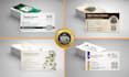 design professional luxury business card with qr code