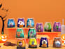 design packaging box cover with stickers toybox