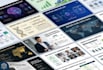 design investor pitch deck with ugc ads and high converting ad creatives