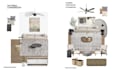 design mood board interior with shopping list