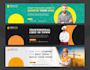 design linkedin banner, cover, header