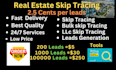 do real estate skip tracing and bulk skip tracing