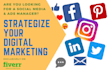 strategize digital marketing with social media management