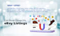 create fast selling ebay store and manage listings