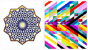 create seamless pattern and abstract geometric pattern