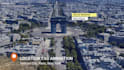 make drone view footage or video from google earth studio