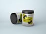 modern supplement label jar design for your brand