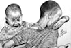 draw realistic pencil sketch or hand drawn portrait