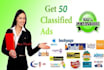 post your ads on top classified ad posting sites