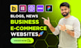 design, redesign, or clone wordpress website using elementor