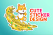create cartoon sticker, emoji, emoticon and characters