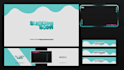 design a professional twitch overlay and a basic logo