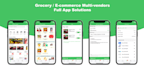 create grocery,delivery services, ecommerce multi vendors android, ios, website
