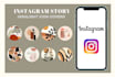 design aesthetic instagram story highlight covers and minimalist icons