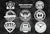 design round badge,  patch, sticker, stamp