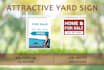 design attractive yard sign
