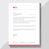 do editable professional letterhead design