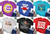 create typography t shirt design and creative design