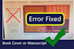 fix error or edit book cover, manuscript kdp publishing lulu