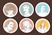 draw minimalist avatar for your social channels photo profile