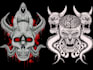 draw detailed dark art illustration for tshirt
