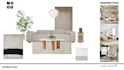 create interior design with mood board and shopping list