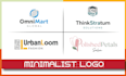 create a unique modern professional logo design for your brand or business