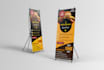create roll up banner and billboard design