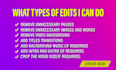 do video editing of online lessons and online courses