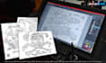 draw a print ready black and white fantasy map for your book