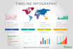 create unique timeline, roadmap infographics designs